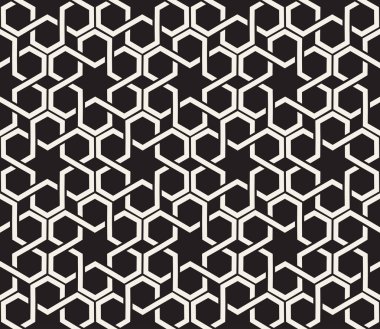 Vektör kusursuz desen. Modern stil soyut doku. Tekrarlanan geometrik fayanslar