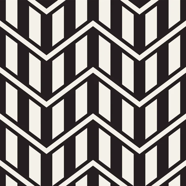 Vektornahtloses Zickzack-Linienmuster. abstrakte stilvolle geometrische Hintergrund. sich wiederholender Gitterhintergrund — Stockvektor