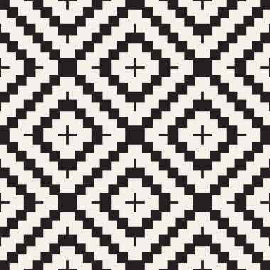 Kusursuz yüzey geometrik tasarımı. Tekrarlanan fayans süsleme arka planı. Vektör şekilleri deseni