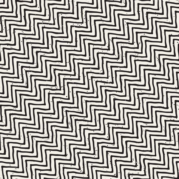 Elle çizilmiş stil seamless modeli. Soyut geometrik döşeme arka plan siyah ve beyaz. Vektör doodle hat kafes