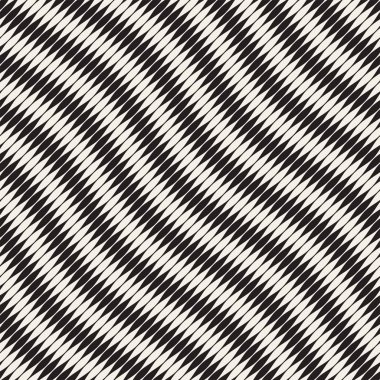 Sorunsuz dalgalanma desen. Yinelenen vektör doku. Dalgalı grafik arka plan. Basit çizgiler