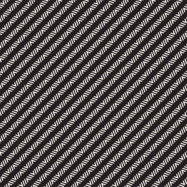 Sorunsuz etnik çizgiler desen. Siyah ve beyaz geometrik desen. Vektör tasarımı için yazdırma.