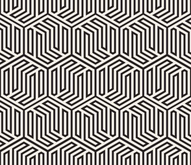 Vektör kusursuz desen. Modern stil soyut doku. Tekrarlanan geometrik fayanslar