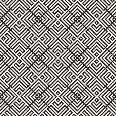 Vektör Dikişsiz örgü desen. Kafes ile modern şık doku. Geometrik kılavuz yinelenen. Basit grafik tasarım arka plan. 