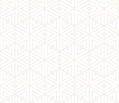 Vektör seamless ince modeli. Modern şık doku. Çizgili üçgen öğelerinden geometrik döşeme yinelenen