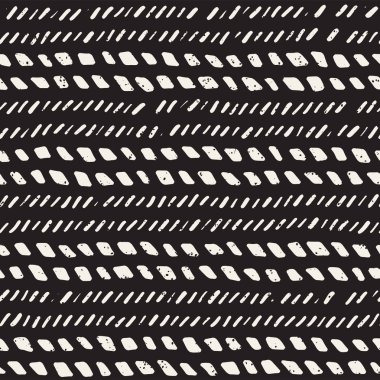 Basit mürekkep geometrik desen. Tek renkli siyah ve beyaz konturlar arka plan. Tasarımınız için çizilen mürekkep doku el