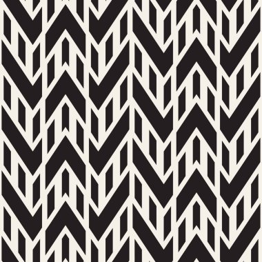 Vektör sorunsuz zikzak çizgi deseni. Şık geometrik arka plan. Yinelenen kafes arka plan