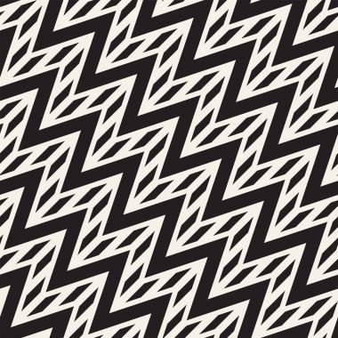 Vektör sorunsuz zikzak çizgi deseni. Şık geometrik arka plan. Yinelenen kafes arka plan