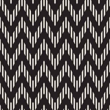 Vektör sorunsuz zikzak çizgi deseni. Şık geometrik arka plan. Yinelenen kafes arka plan