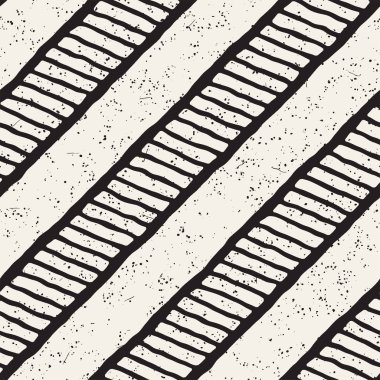 Basit mürekkep geometrik desen. Tek renkli siyah ve beyaz konturlar arka plan. Tasarımınız için çizilen mürekkep doku el