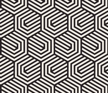 Vektör kusursuz desen. Modern stil soyut doku. Tekrarlanan geometrik fayanslar