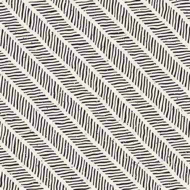 Elle çizilmiş stil seamless modeli. Soyut geometrik döşeme arka plan siyah ve beyaz. Vektör doodle hat kafes