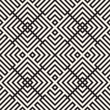 Vektör Dikişsiz örgü desen. Kafes ile modern şık doku. Geometrik kılavuz yinelenen. Basit grafik tasarım arka plan. 