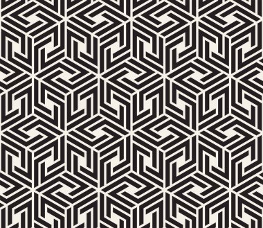 Vektör kusursuz desen. Modern stil soyut doku. Tekrarlanan geometrik fayanslar