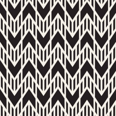 Vektör sorunsuz zikzak çizgi deseni. Şık geometrik arka plan. Yinelenen kafes arka plan