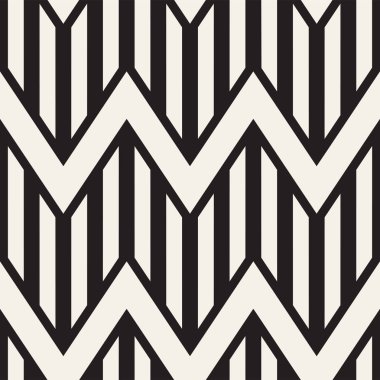 Vektör sorunsuz zikzak çizgi deseni. Şık geometrik arka plan. Yinelenen kafes arka plan