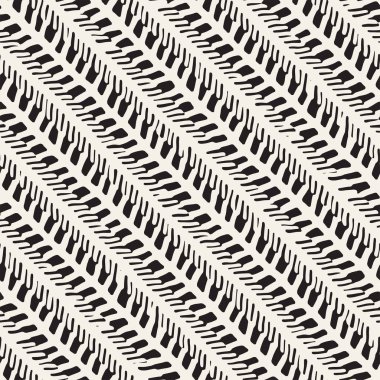 Elle çizilmiş stil seamless modeli. Soyut geometrik döşeme arka plan siyah ve beyaz. Vektör doodle hat kafes