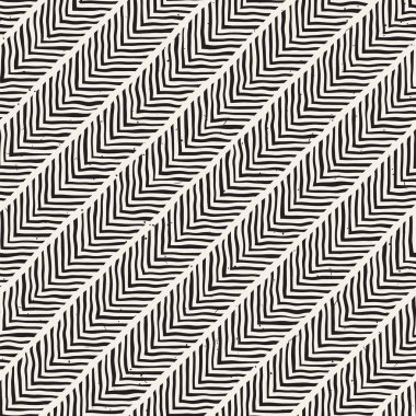 Elle çizilmiş stil seamless modeli. Soyut geometrik döşeme arka plan siyah ve beyaz. Vektör doodle hat kafes