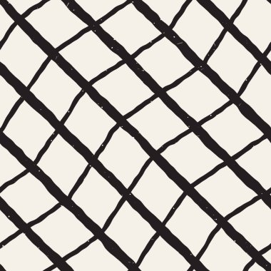 Basit mürekkep geometrik desen. Tek renkli siyah ve beyaz konturlar arka plan. Tasarımınız için çizilen mürekkep doku el