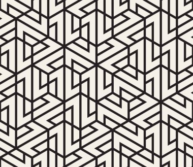 Vektör kusursuz desen. Modern stil soyut doku. Tekrarlanan geometrik fayanslar