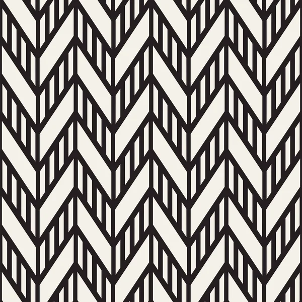 Modèle de ligne de zigzag sans couture vectorielle. Fond géométrique abstrait élégant. Répétition du fond du réseau — Image vectorielle