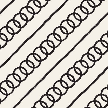 Elle çizilmiş stil etnik seamless modeli. Siyah ve beyaz soyut grungy geometrik arka plan.