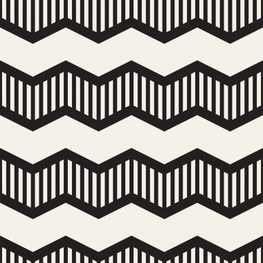 Vektör sorunsuz zikzak çizgi deseni. Şık geometrik arka plan. Yinelenen kafes arka plan