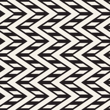 Vektör sorunsuz zikzak çizgi deseni. Şık geometrik arka plan. Yinelenen kafes arka plan