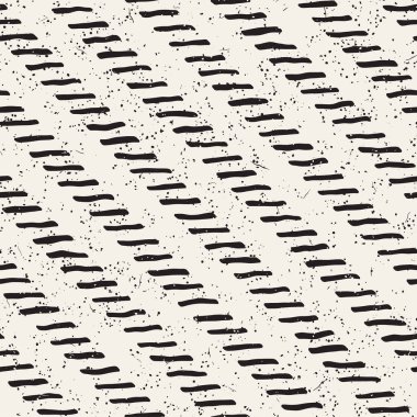 Elle çizilmiş stil seamless modeli. Soyut geometrik döşeme arka plan siyah ve beyaz. Vektör doodle hat kafes