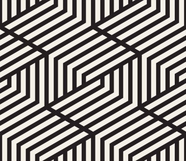 Vektör kusursuz desen. Modern stil soyut doku. Tekrarlanan geometrik fayanslar