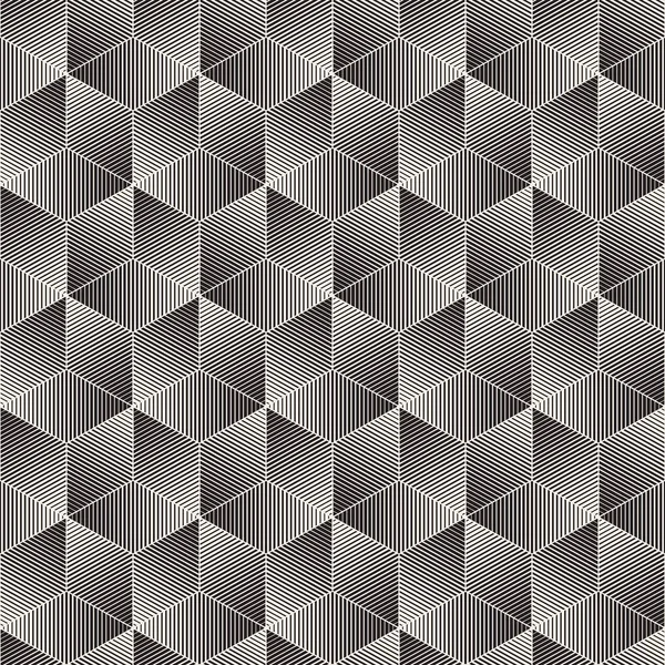 Vektornahtloses Gittermuster. moderne stilvolle Textur mit monochromen Spalieren. sich wiederholendes geometrisches Raster. einfacher grafischer Hintergrund. — Stockvektor