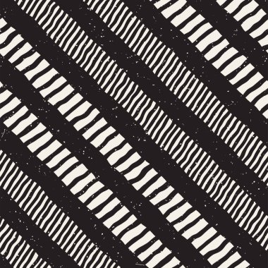 Elle çizilmiş stil seamless modeli. Soyut geometrik döşeme arka plan siyah ve beyaz. Vektör doodle hat kafes