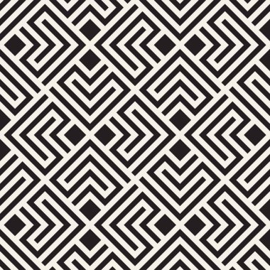 Vektör Dikişsiz örgü desen. Tek renkli kafes ile modern şık doku. Geometrik kılavuz yinelenen. Basit tasarım arka plan.