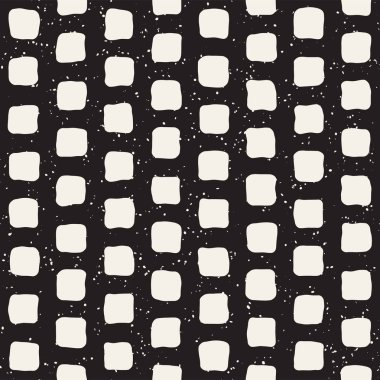 Elle çizilmiş stil etnik seamless modeli. Siyah ve beyaz soyut grungy geometrik arka plan.