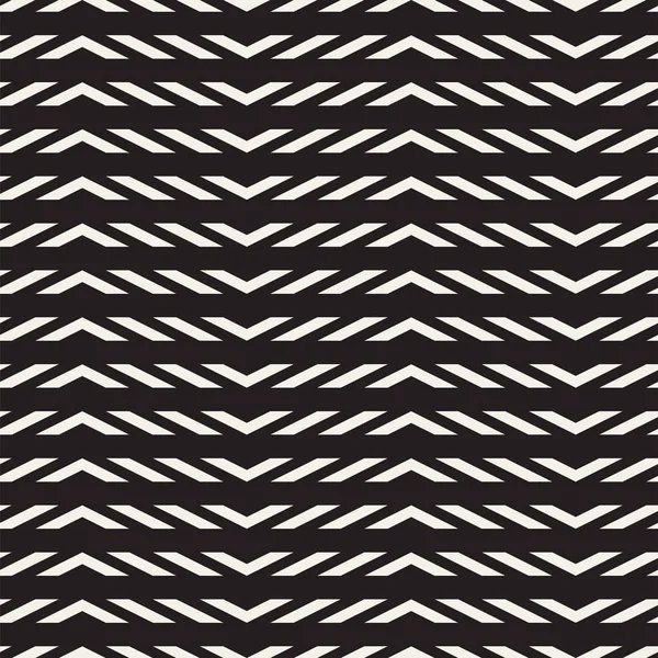 Patroon met naadloze etnische lijnen. Geometrische patroon van zwart-wit. Vector afdrukken voor uw ontwerp. — Stockvector