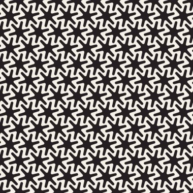 Vektör seamless modeli. Modern şık doku. Geometrik çizgili süsleme. Tek renkli kafes