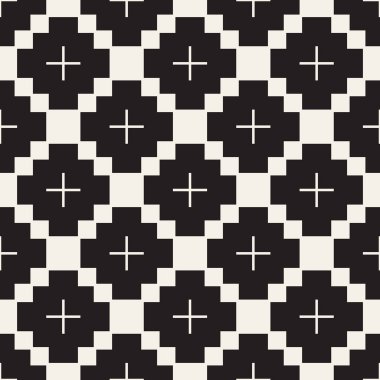 Kusursuz yüzey geometrik tasarımı. Tekrarlanan fayans süsleme arka planı. Vektör şekilleri deseni