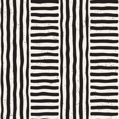 Elle çizilmiş sorunsuz yinelenen desen fayans hatları ile. Grungy freehand arka plan dokusu.