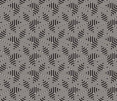 Vektör kusursuz desen. Modern stil soyut doku. Tekrarlanan geometrik fayanslar