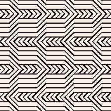 Vektör seamless modeli. Modern şık soyut doku. Geometrik yinelenen