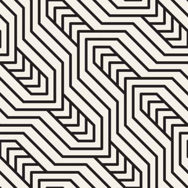 Vektör seamless modeli. Modern şık soyut doku. Geometrik yinelenen