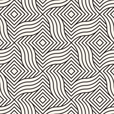 Vektör seamless modeli. Modern şık soyut doku. Geometrik yinelenen