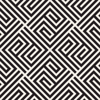 Vektör kusursuz desen. Modern stil soyut doku. Tekrarlanan geometrik fayanslar