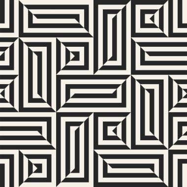 Vektör kusursuz desen. Modern stil soyut doku. Tekrarlanan geometrik fayanslar