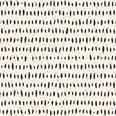 Elle çizilmiş stil seamless modeli. Soyut geometrik döşeme arka plan siyah ve beyaz. Vektör doodle hat kafes