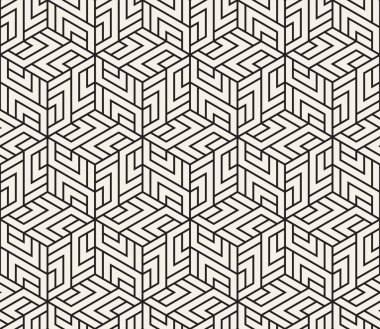 Vektör kusursuz desen. Modern stil soyut doku. Tekrarlanan geometrik fayanslar