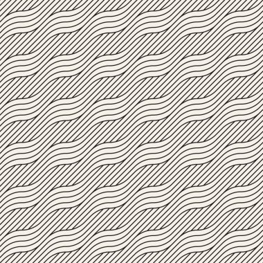 Vektör seamless modeli. Modern şık soyut doku. Yinelenen geometri