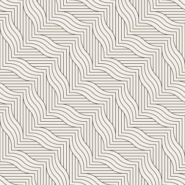 Vektör seamless modeli. Modern şık soyut doku. Yinelenen geometri