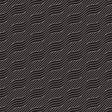 Vektör seamless modeli. Modern şık soyut doku. Yinelenen geometri