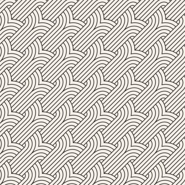 Vektör kusursuz desen. Modern stil soyut doku. Tekrarlanan geometrik fayanslar